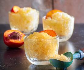 Granita alle pesche