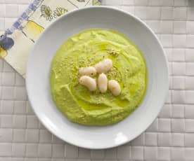 Hummus with Peas and Beans