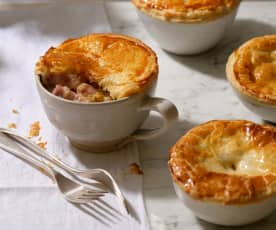 Ham and Leek Pies