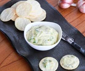 Manteiga de alho assado