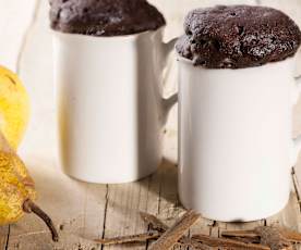 Mug cake alle pere e cannella