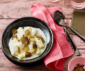 Gnocchi mit Ziegenkäse und Trüffel