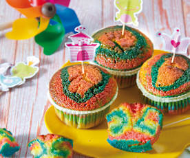 Muffin arcobaleno