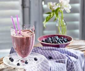 Blaubeer-Soja-Drink