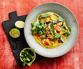 Grünes Gemüsecurry