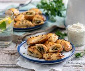 Baked Cabbage Pierogis