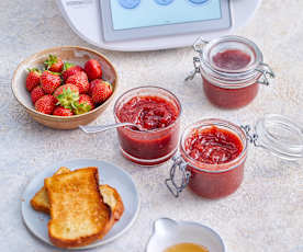 Confiture de fraises à la vanille