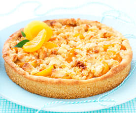 Tarte crumble aux abricots