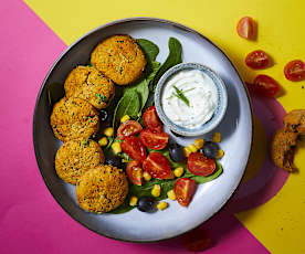 Bowl con falafel e verdure