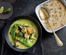 Thai Green Curry and Lemongrass Rice