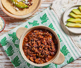 Farce pour tacos aux champignons