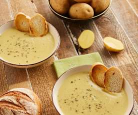 Vellutata di porri e patate