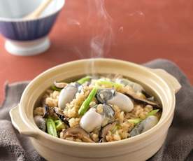 牡蠣炊飯