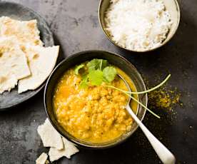 Dhal butternut et lentilles corail