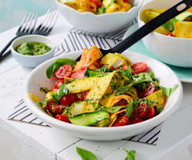 Pesto-Gemüse-Salat