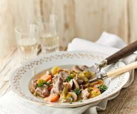 Blanquette de veau (Weisses Kalbsvoressen)