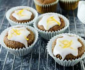 Muffin di carote e semi di papavero