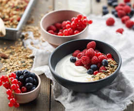 Plain yoghurt in Varoma
