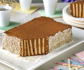 Tarta de galletas y zanahoria