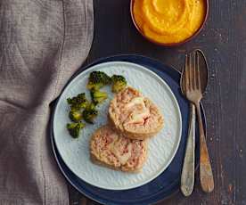 Polpettone di carne con purè di patate e zucca (Bimby Friend)