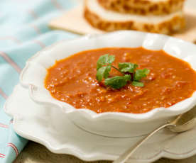 Spiced Moroccan lentil soup