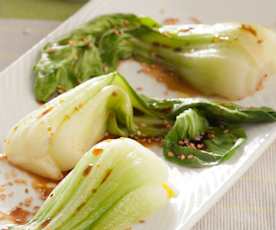 Pak choi coreano (Bok choy doenjam muchim) - Corea - Cookidoo