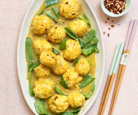 Fish balls au curry