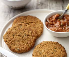 Amaranth and Chickpea Patties