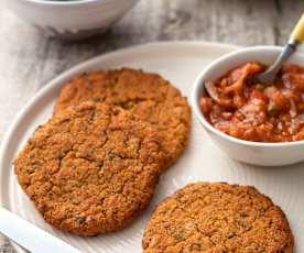 Amaranth and Chickpea Patties