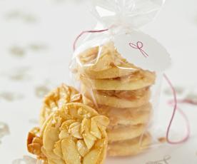 Almond shortbread biscuits