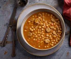 Tocană de năut cu legume