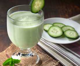 Smoothie rinfrescante al cetriolo