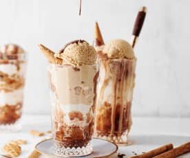 Chai latte parfait