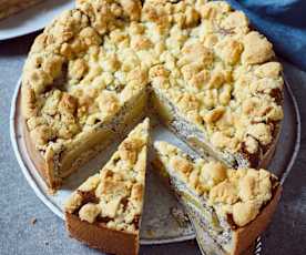 Mohn-Apfel-Käsekuchen