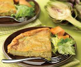 Quiche salata ai carciofi