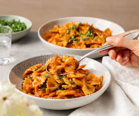 One Pot Pasta Ratatouille