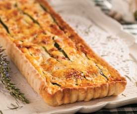 Quiche de curgete e atum