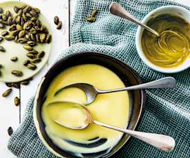 Crème pâtissière à la pistache