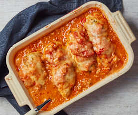 Peitos de frango pizzaiola