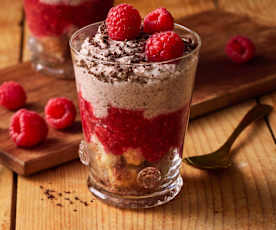 Schoko-Himbeer-Trifle