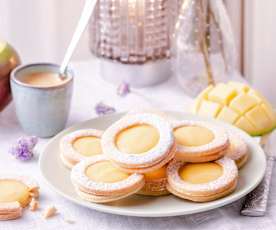 Petits sablés à la crème de mangue