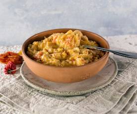 Zwiebel-Paprika-Senf