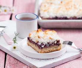 Kokosový koláč s ovocem