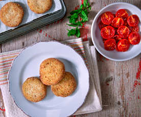 Polpette di tempeh con pomodorini confit (vegan)