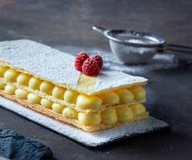 Mille-feuille à la crème pâtissière