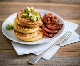 Buttermilk corn cakes