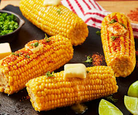 Chili Lime Steamed Corn
