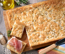 Focaccia al romero (sin gluten)