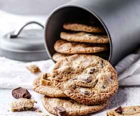 Galletas con chispas de chocolate