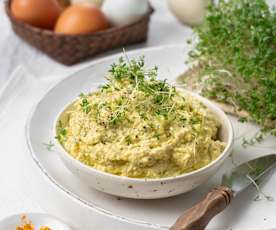 Eiaufstrich mit Topfen